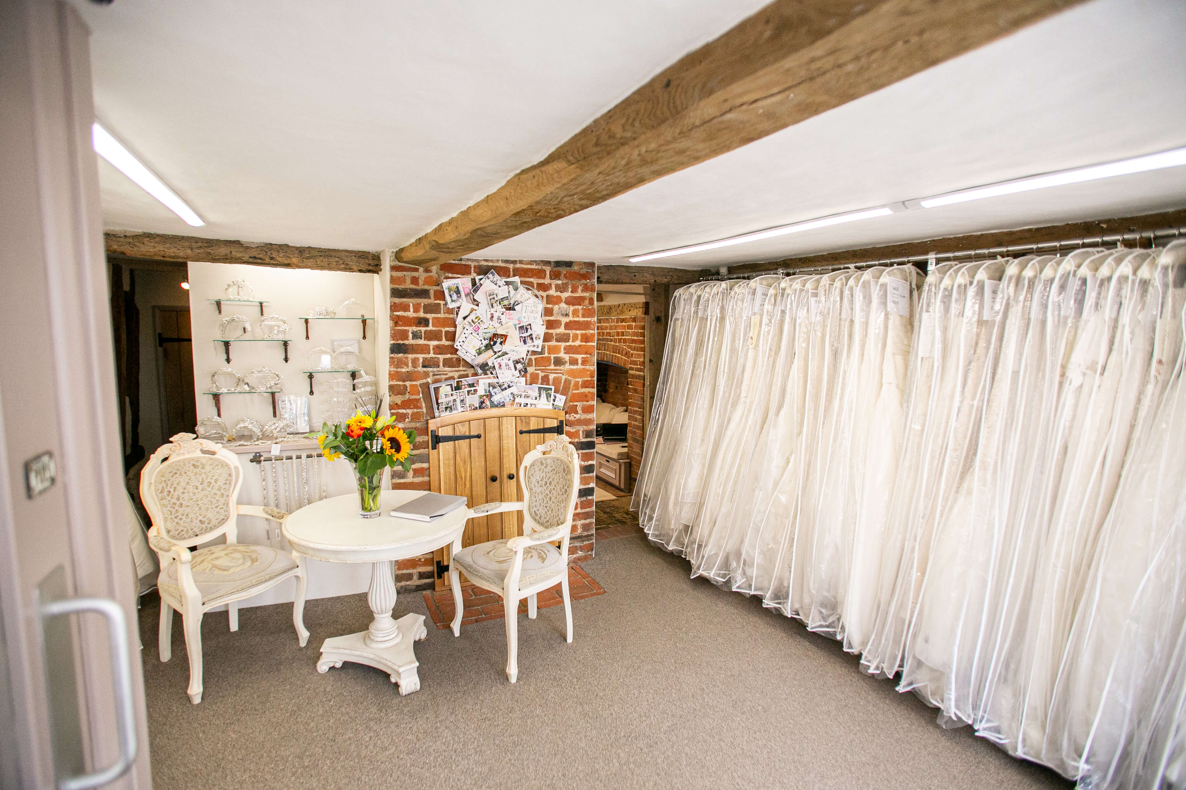 Inside the Amorae Bridal boutique